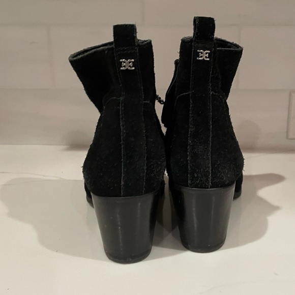 Sam Edelman Wendall Black Suede Heeled pointy boots - Picture 3 of 3